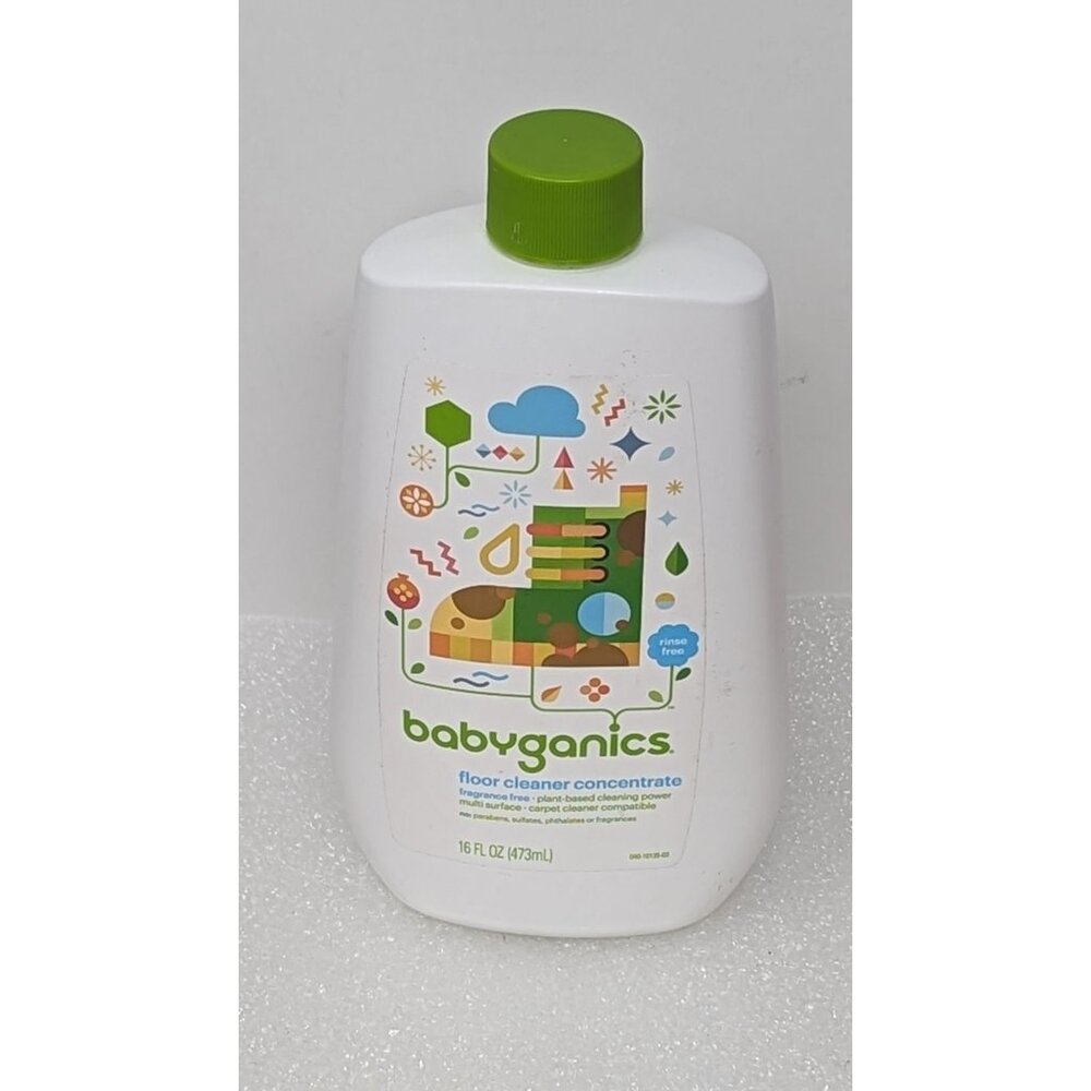 Babyganics Floor Cleaner Concentrate 16 oz Fragrance Free